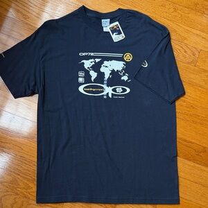 OP Navy World Map Graphic Tee, Size XL, Likely vintage, NWT
